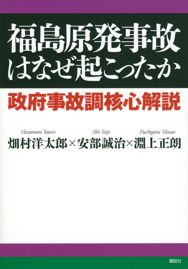 福島原発事故はなぜ起こったか 政府事故調核心解説