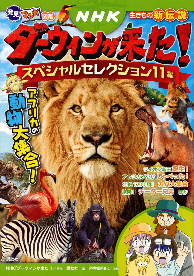発見! マンガ図鑑 NHK ダーウィンが来た! スペシャルセレクション11編 アフリカの動物大集合!