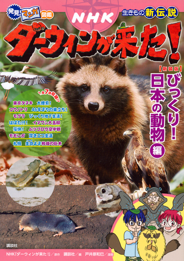 発見! マンガ図鑑 NHKダーウィンが来た! 新装版 びっくり! 日本の動物編