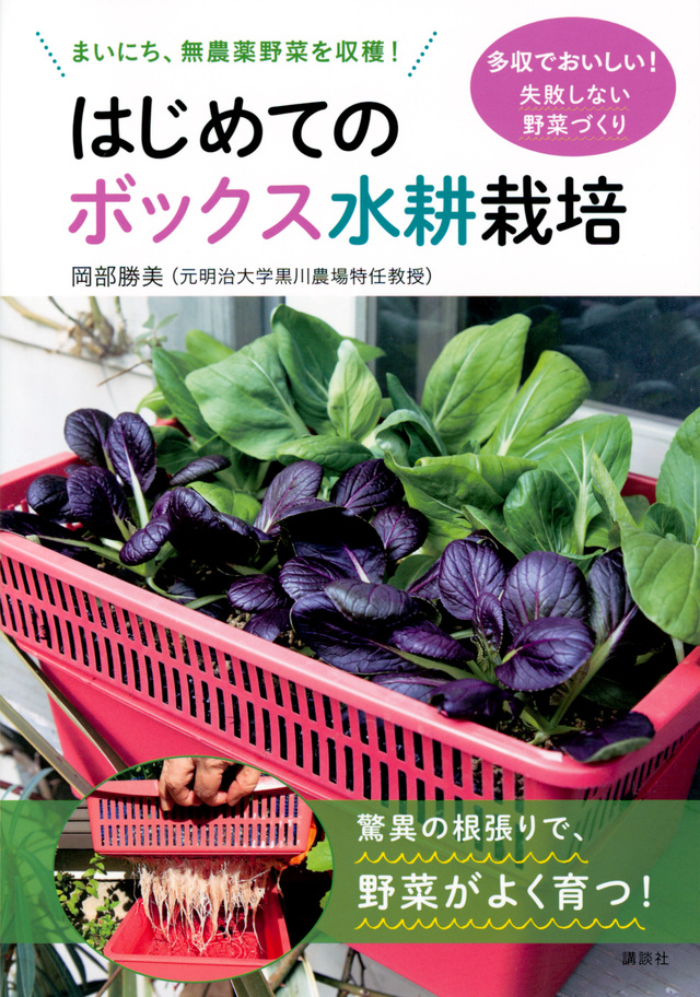 はじめてのボックス水耕栽培 まいにち、無農薬野菜を収穫!
