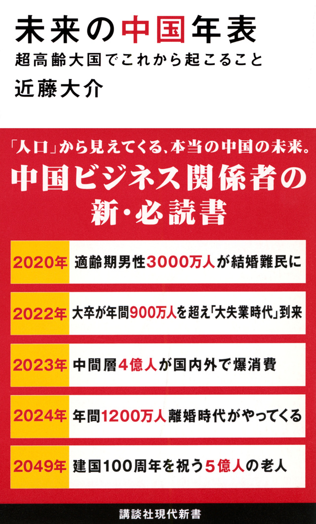 未来の中国年表